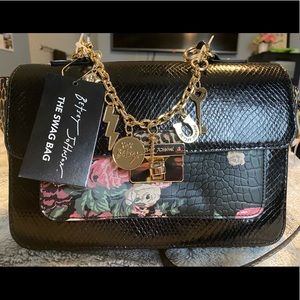 Betsey Johnson Vintage Vibes Charm satchel NWT